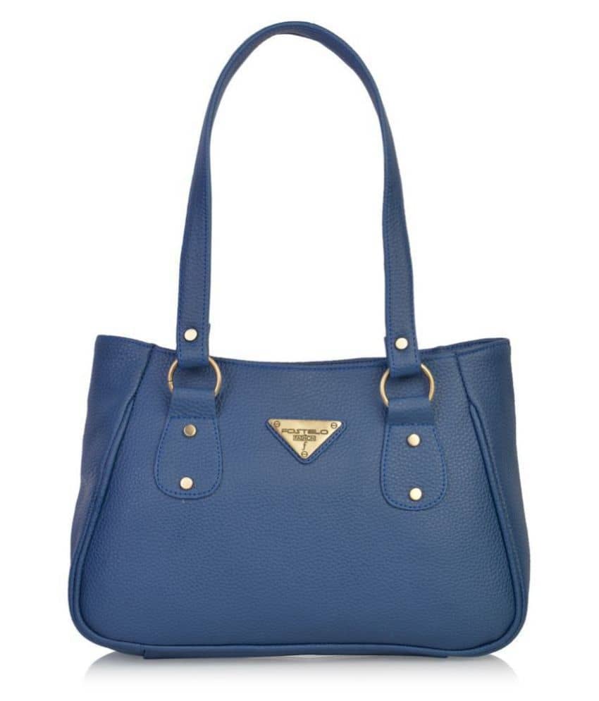 Fostelo Blue P.U. Shoulder Bag - Handbags | Buy online on ZillyBuy