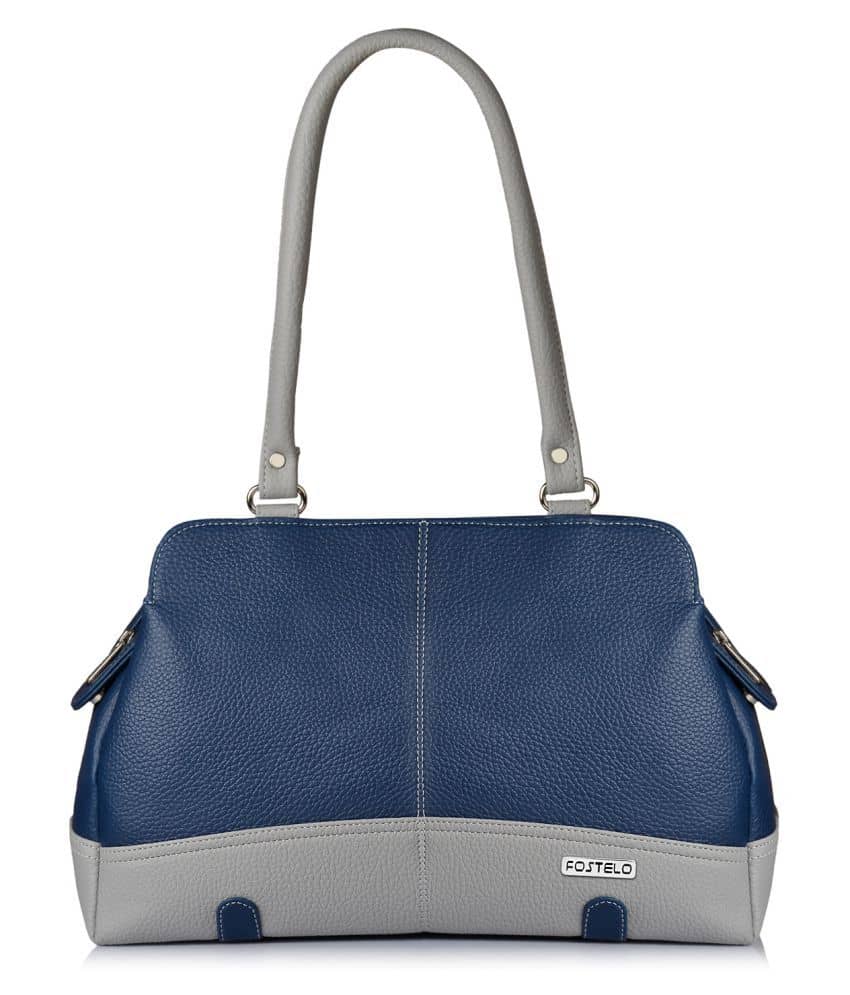 Fostelo Shoulder Bag P.U. Set of 1 ( Blue ) - Handbags | Buy online on ZillyBuy