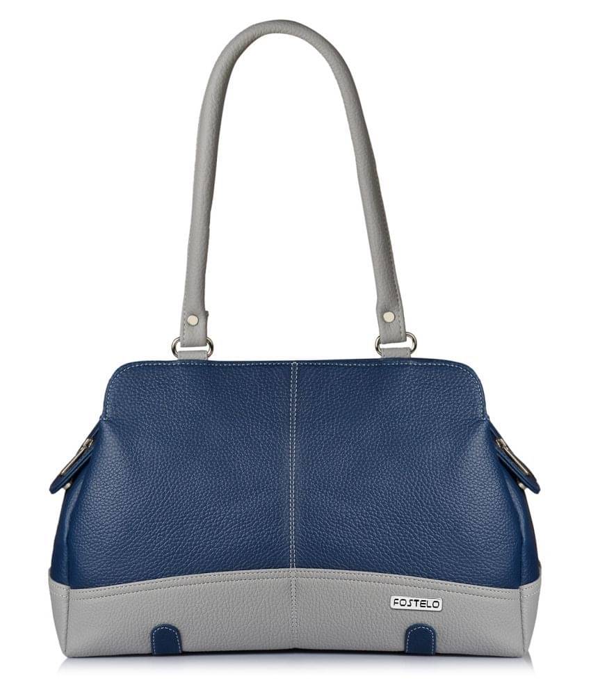     			Fostelo - Blue  PU Shoulder Bag