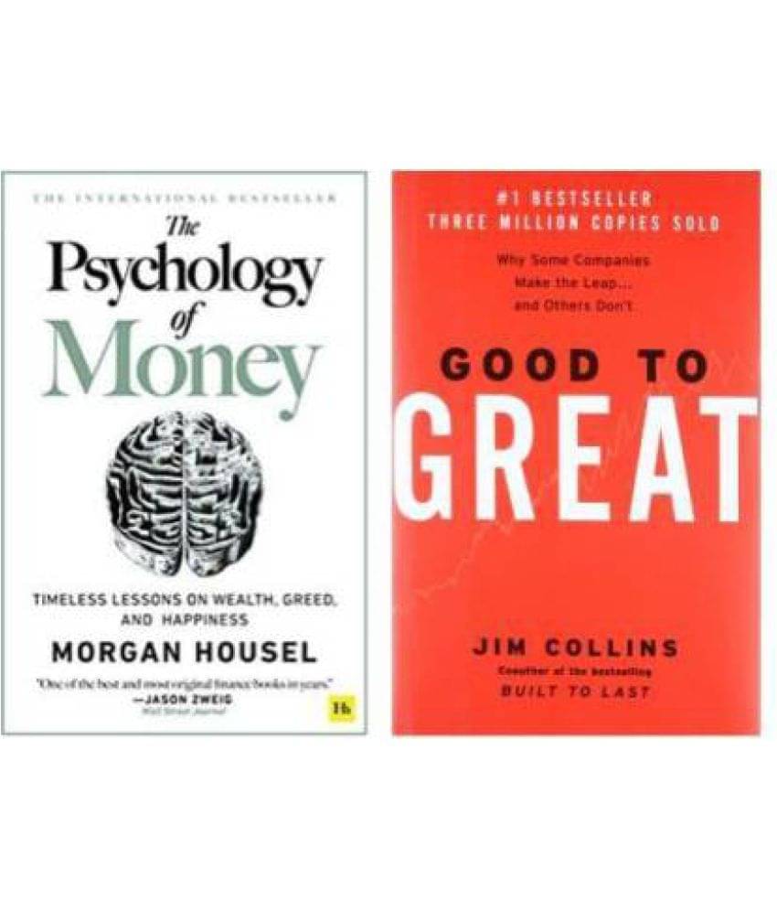     			Good To Great + The Psychology Of Money  (Paperback, Jim Collins, Morgan Housel)