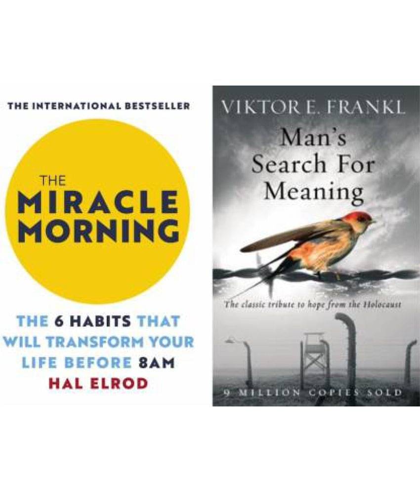 Man's Search For Meaning + The Miracle Morning (Combo Of 2 ) (Paperback, Hal Elrod, Viktor Frankl) Man's Search For Meaning + The Miracle Morning (Combo Of 2 ) (Paperback, Hal Elrod, Viktor Frankl)