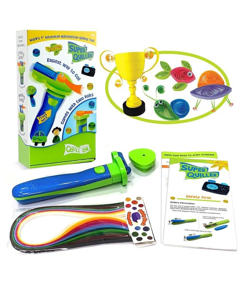     			QUILL ON - Super Quiller - Automated Multifunction Quilling Tool - Blue