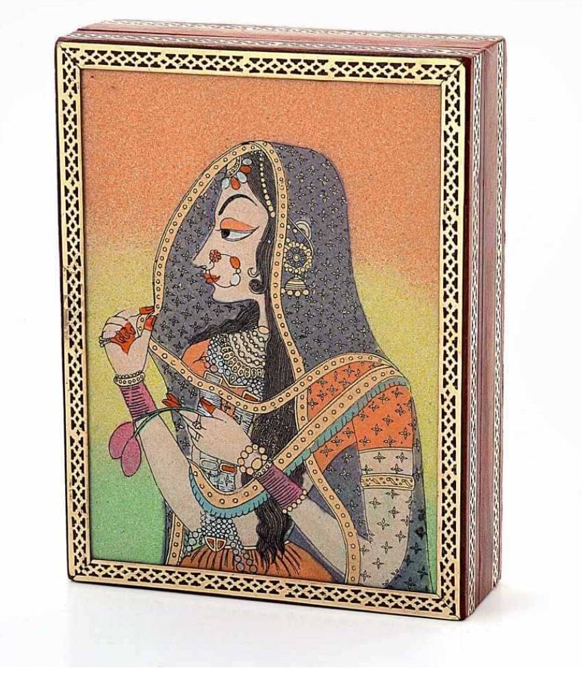     			Silver Arts Brown Wood Handicraft Showpiece - Pack of 1