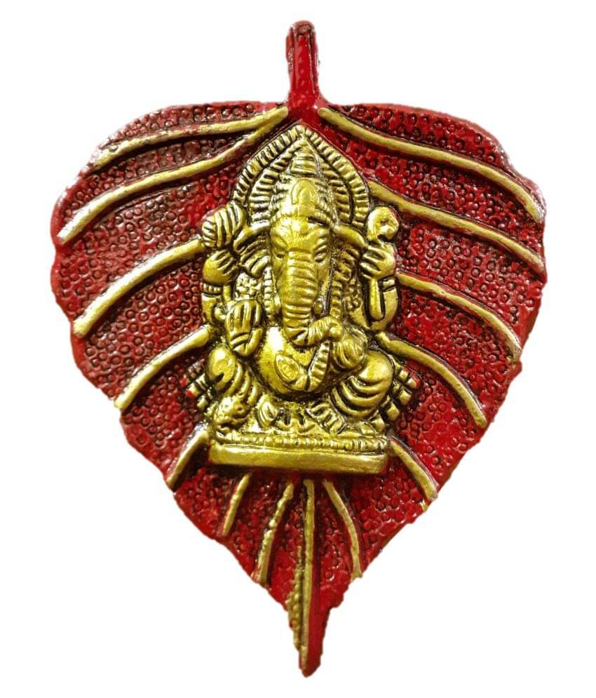 AFTERSTITCH Alloy Lord Ganesha Idol ( 13 cm ) AFTERSTITCH Alloy Lord Ganesha Idol ( 13 cm )