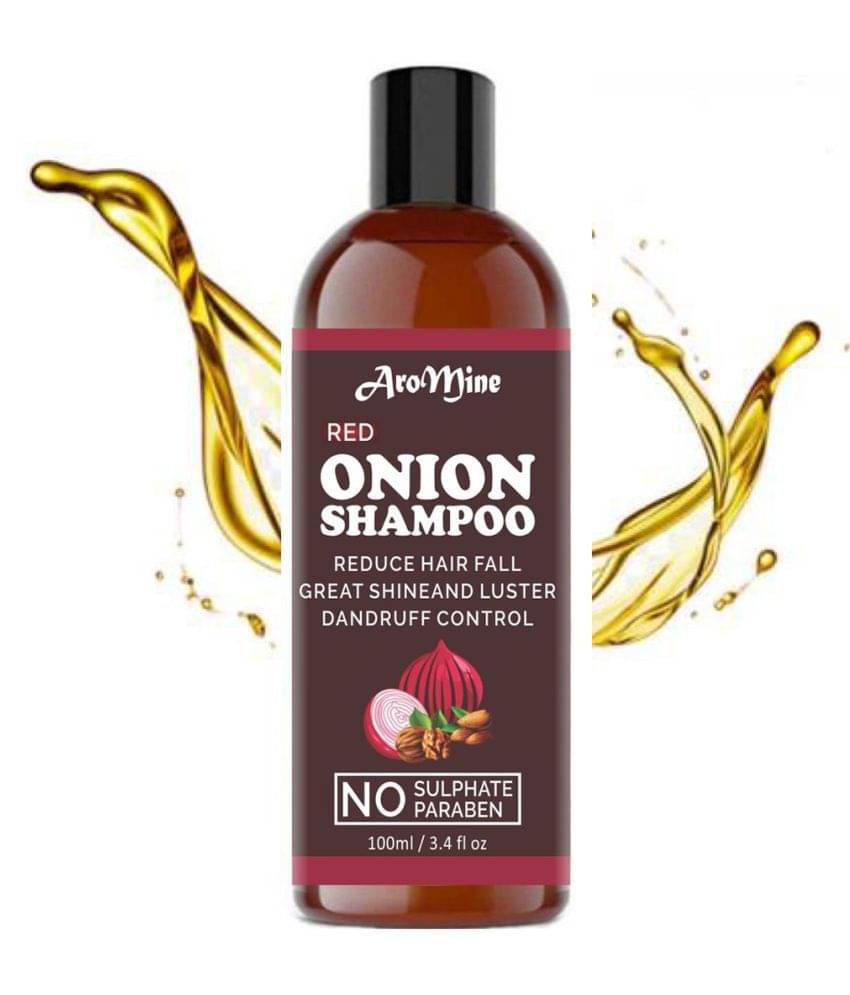     			Aromine Red ONION Shampoo For Hair Growth, Anti Dandruff- Shampoo Shampoo 100 mL
