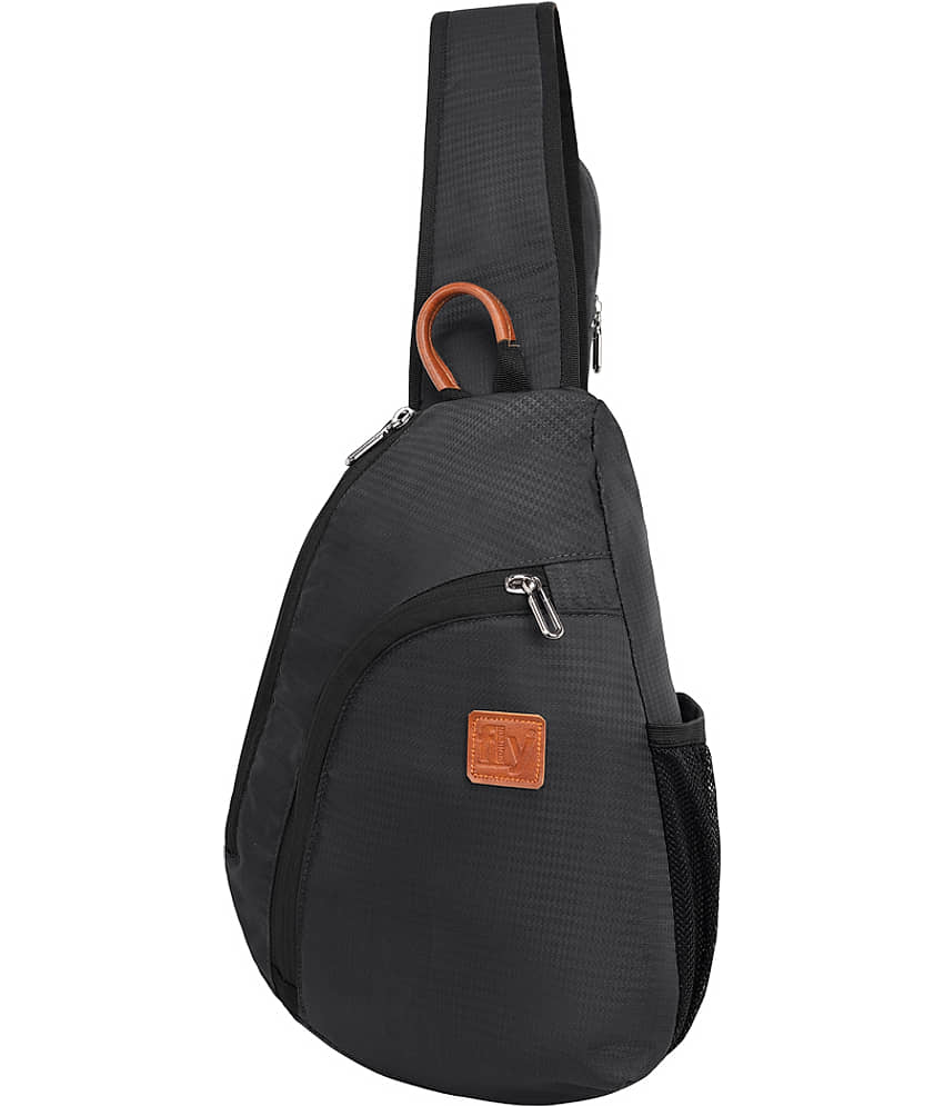 Fly Fashion Black 6 Ltrs Backpack - Handbags | Buy online on ZillyBuy
