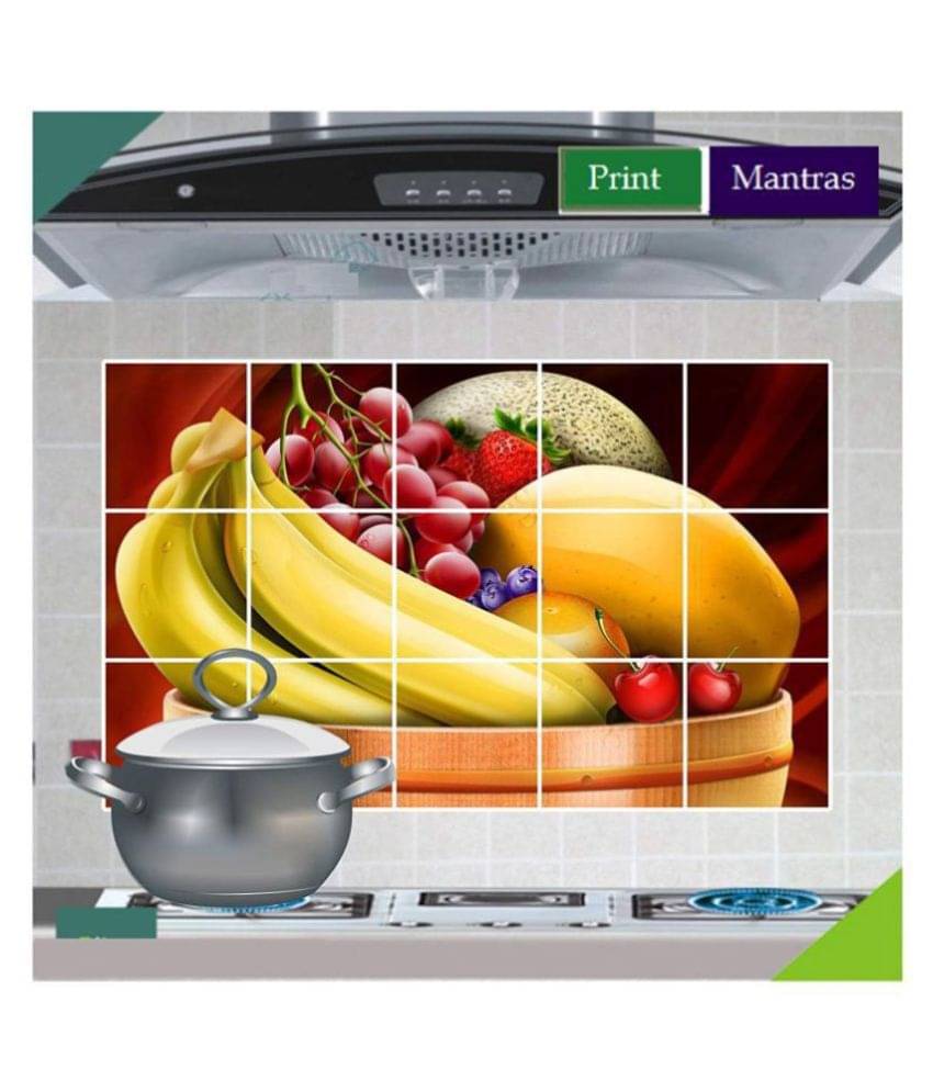 Asmi Collection Fruits for Kitchen Foods & Beverages Sticker ( 56 x 90 cms ) Asmi Collection Fruits for Kitchen Foods & Beverages Sticker ( 56 x 90 cms )