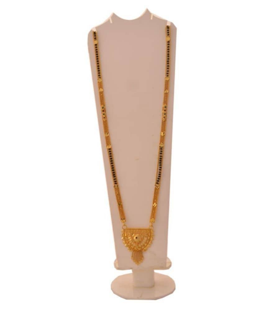 Jewar Mandi - Golden Mangalsutra ( Pack of 1 )