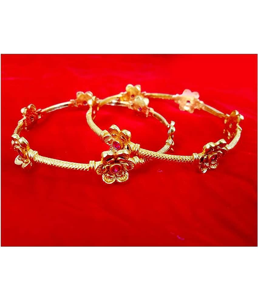 shankhraj mall Traditional Gold Plated Designer Bangles Jewellery For Women / Girls-100349 - Bangles & Bracelets | Buy online on ZillyBuy