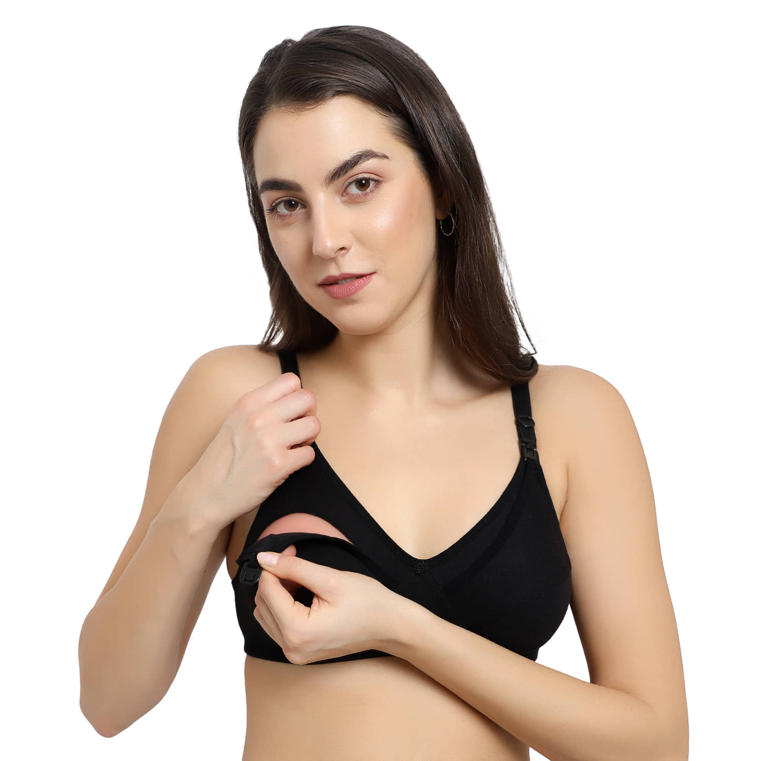 KYODO Poly Cotton Everyday Bra - Black