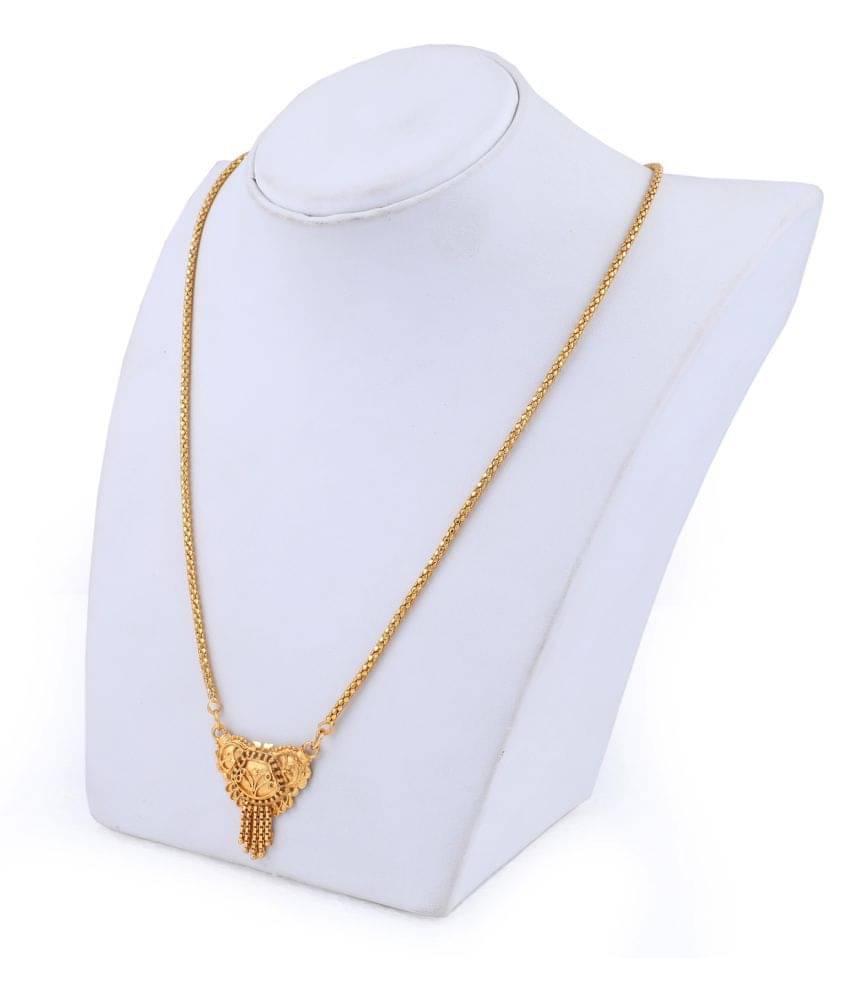 Shankhraj Mall latest design Gold Plated Chain Mangalsutra For Women-100133 Shankhraj Mall latest design Gold Plated Chain Mangalsutra For Women-100133