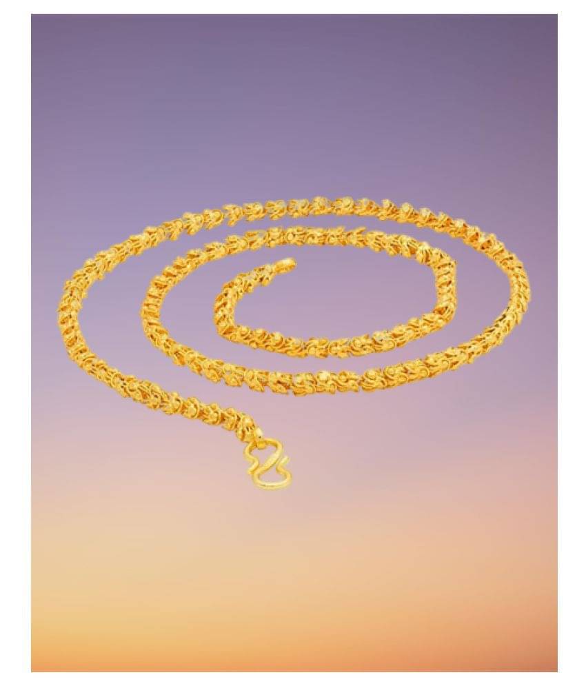     			shankhraj mall Gold Plated Chain ( Set of 1 )