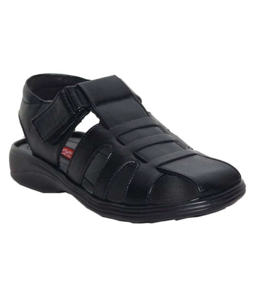Leeport - Black  Men's Sandals