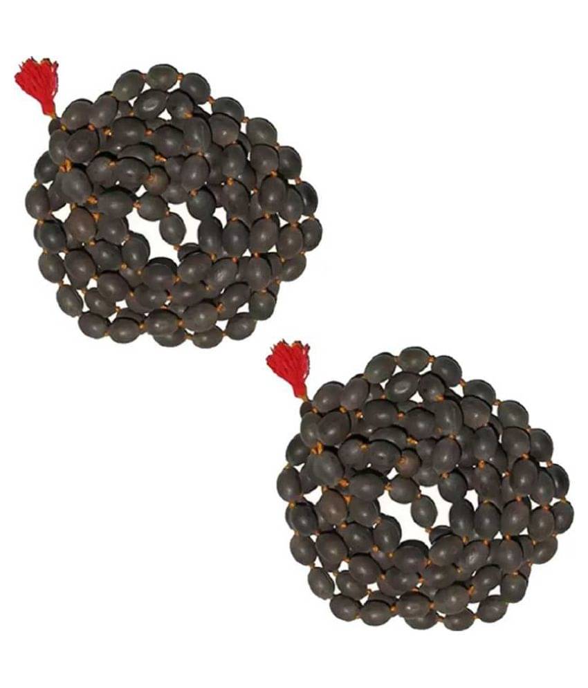    			Shri Astha Vinayak Eliq Natural Lotus Seed Mala Lotus Beej Mala Kamal Gatta Mala Lakshmi Puja Kamalgatta Mala 108+1 Seeds Stone Chain