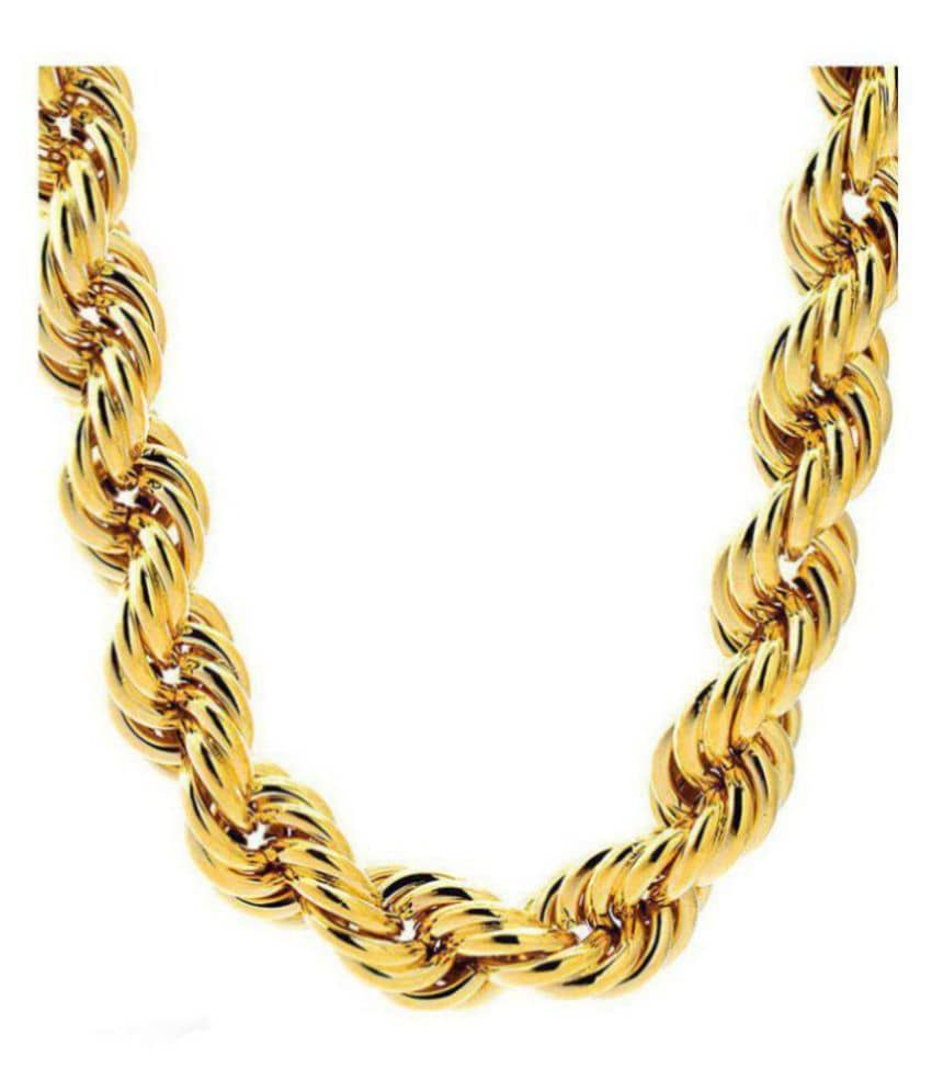 Jewar Mandi Gold Plated Chain ( Set of 1 )