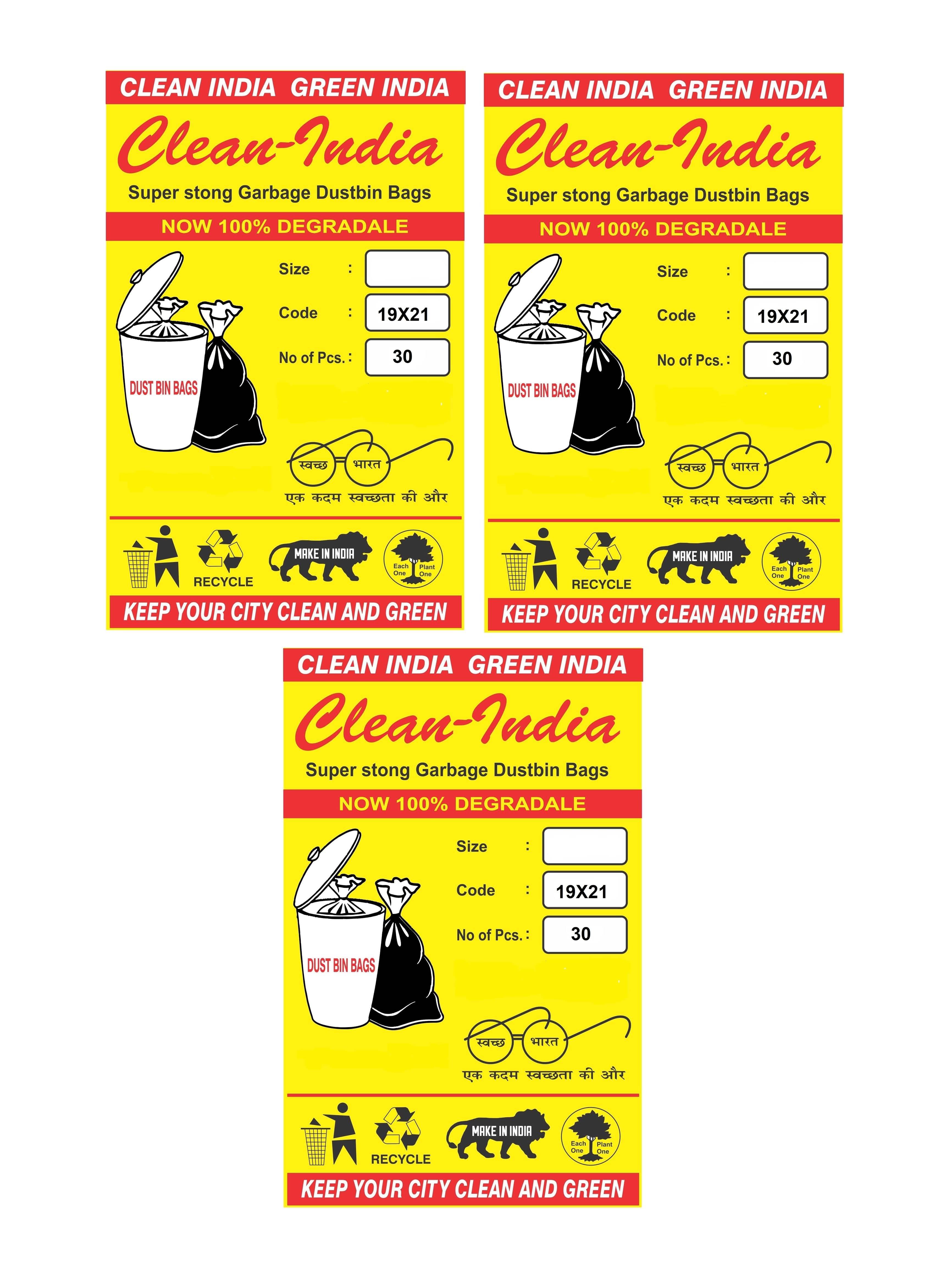 C-I - 90Pcs. Premium Medium Garbage Bags | Black 18X20 | Disposable Kitchen Garbage Trash Waste Dustbin Bags C-I - 90Pcs. Premium Medium Garbage Bags | Black 18X20 | Disposable Kitchen Garbage Trash Waste Dustbin Bags