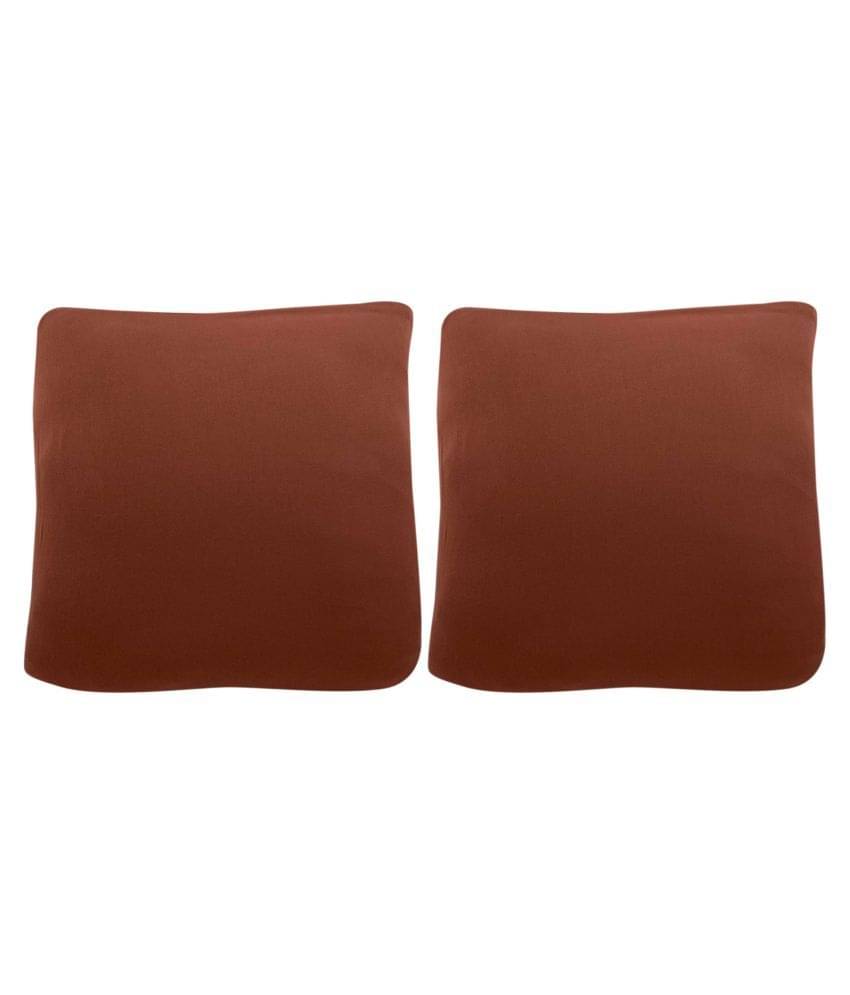     			House Of Quirk Set of 2 Polyester Cushion Covers 40X40 cm (16X16)