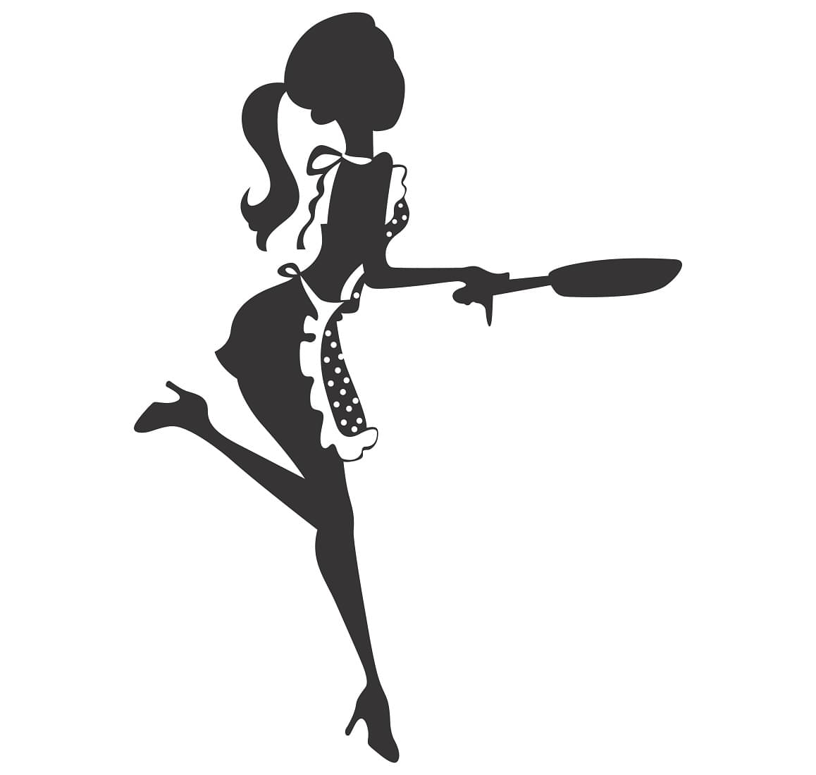Wallzone Chef Sticker ( 70 x 100 cms ) Wallzone Chef Sticker ( 70 x 100 cms )