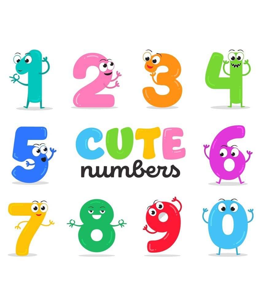 Wallzone Colorfull Cute Numbers (123) Sticker ( 60 x 50 cms ) Wallzone Colorfull Cute Numbers (123) Sticker ( 60 x 50 cms )