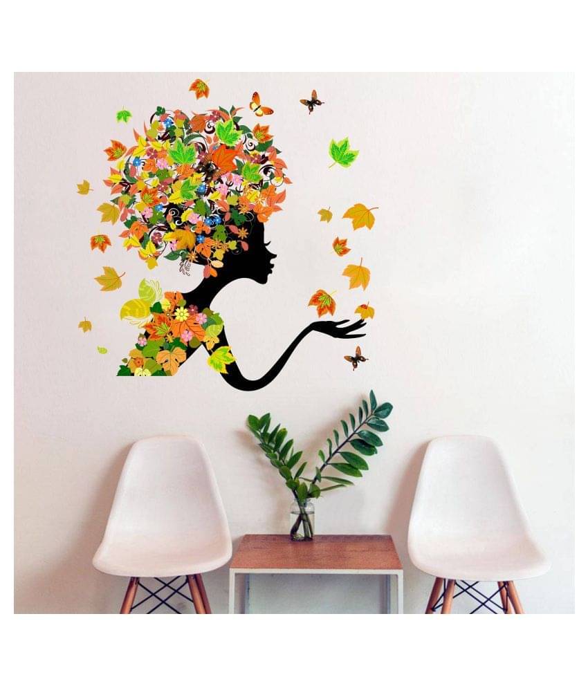     			Wallzone Colorfull Theme Sticker ( 60 x 60 cms )