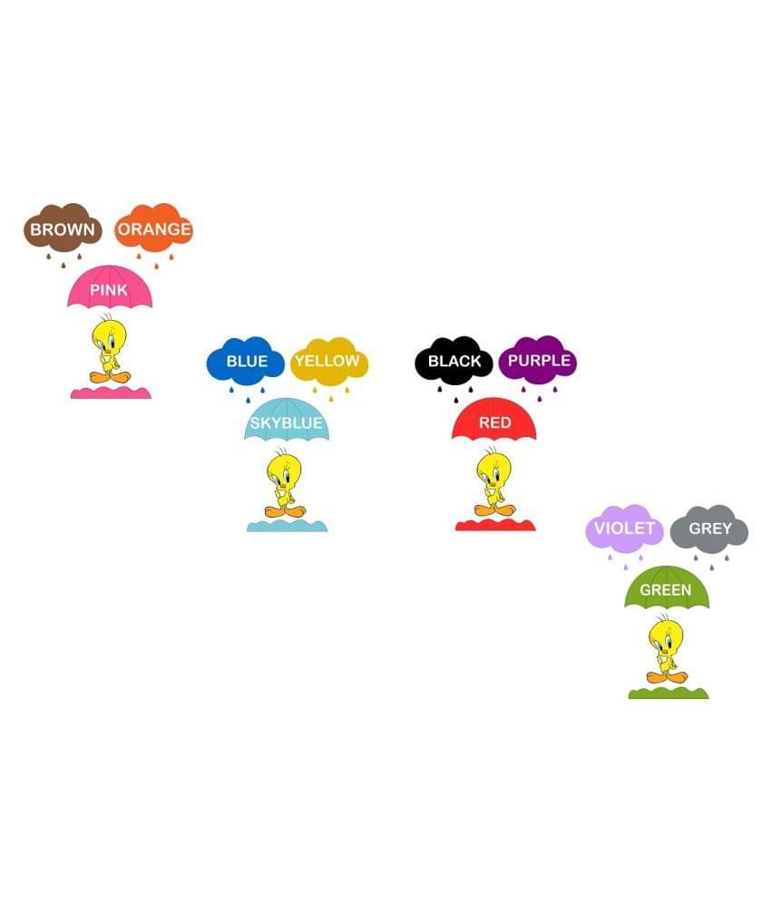 Wallzone Colors Sticker ( 130 x 90 cms ) Wallzone Colors Sticker ( 130 x 90 cms )