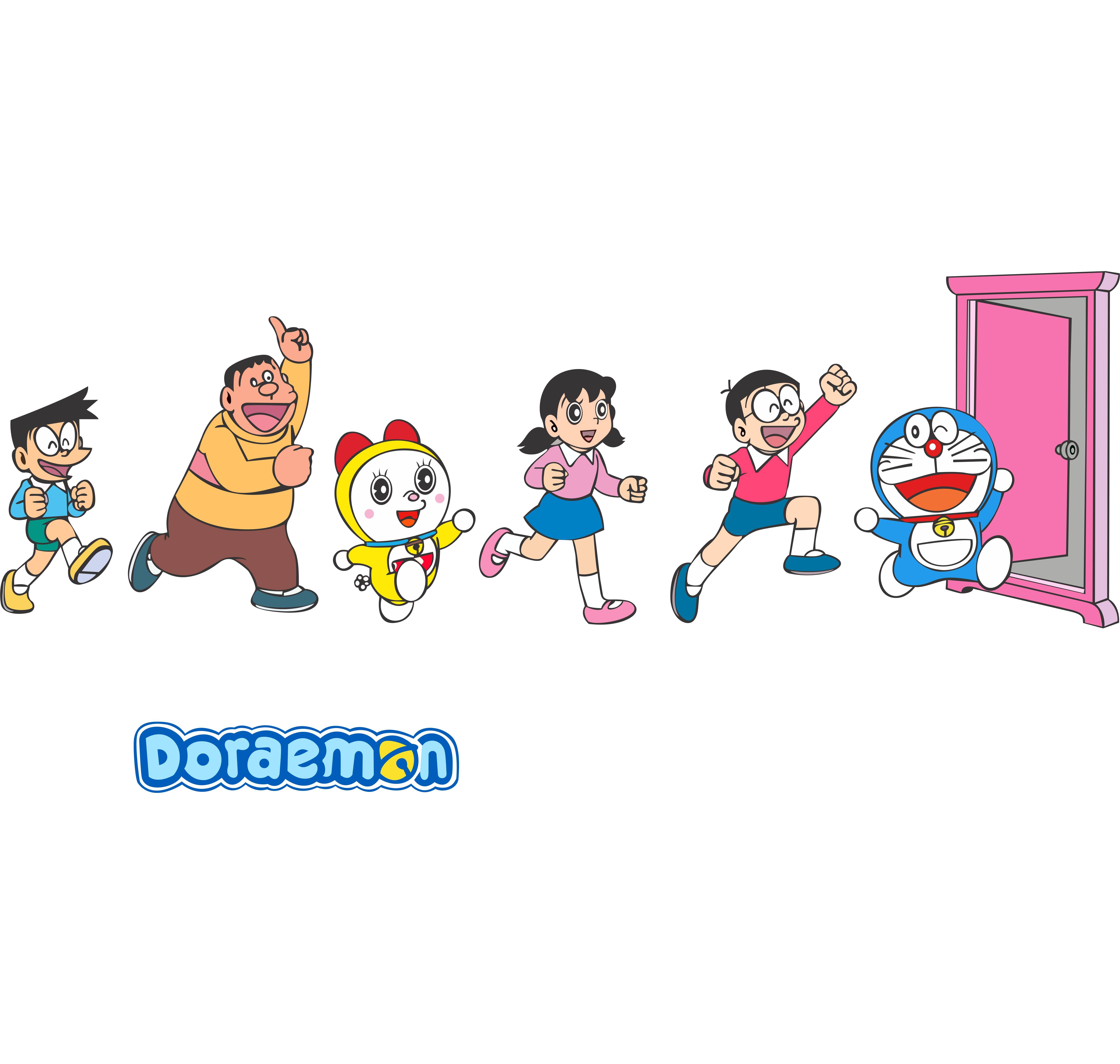 Wallzone Doreman Sticker ( 120 x 50 cms ) Wallzone Doreman Sticker ( 120 x 50 cms )