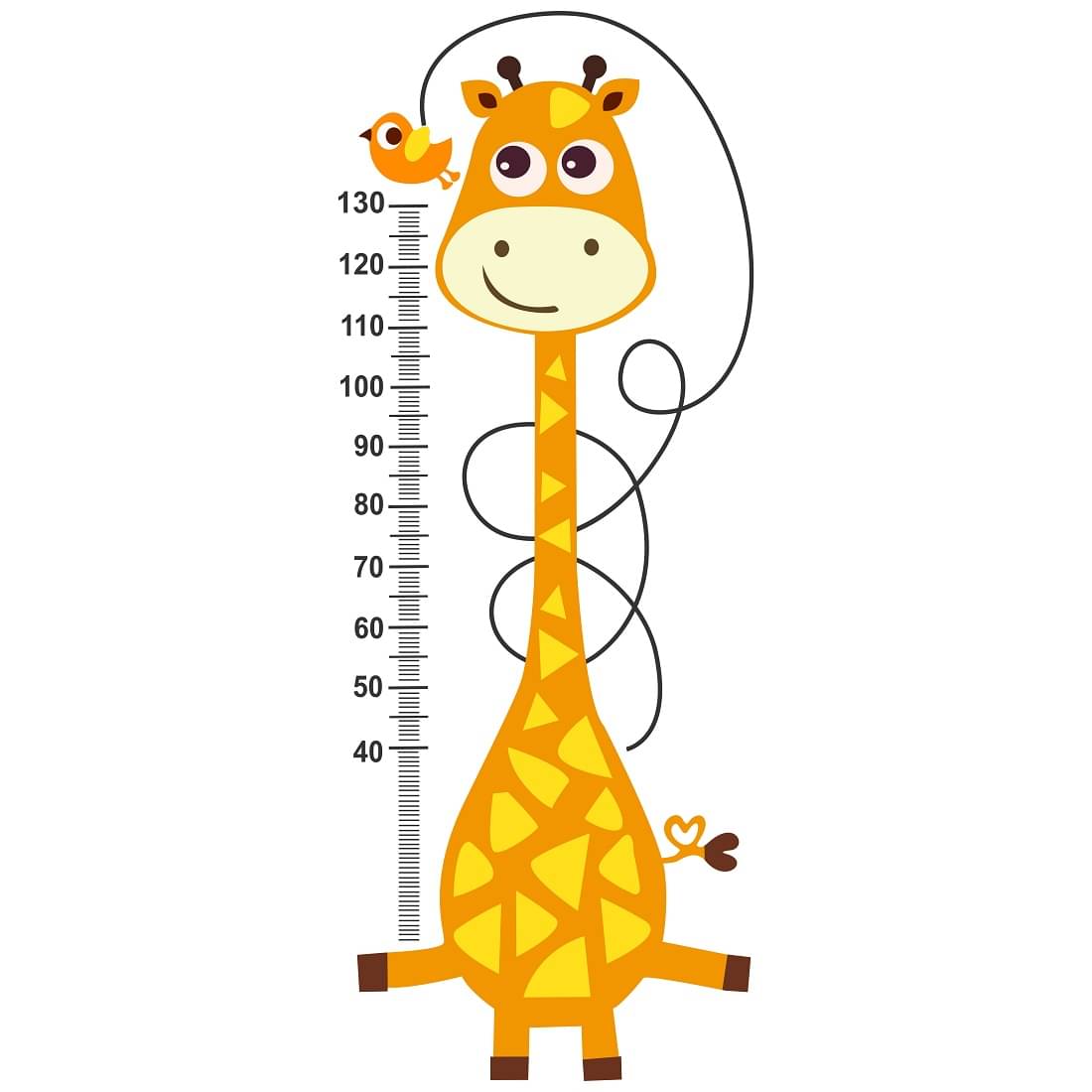 Wallzone Height Chart Sticker ( 60 x 30 cms ) Wallzone Height Chart Sticker ( 60 x 30 cms )