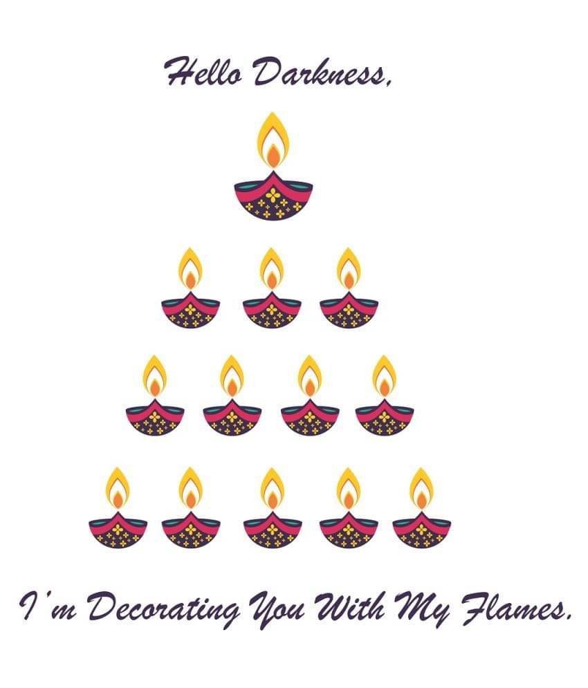 Wallzone Hello Darkenss Sticker ( 70 x 70 cms ) Wallzone Hello Darkenss Sticker ( 70 x 70 cms )