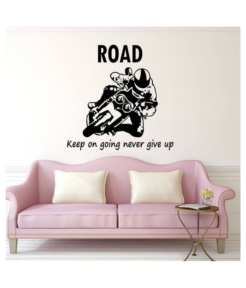 Wallzone Keep On Going Sticker ( 70 x 70 cms ) Wallzone Keep On Going Sticker ( 70 x 70 cms )