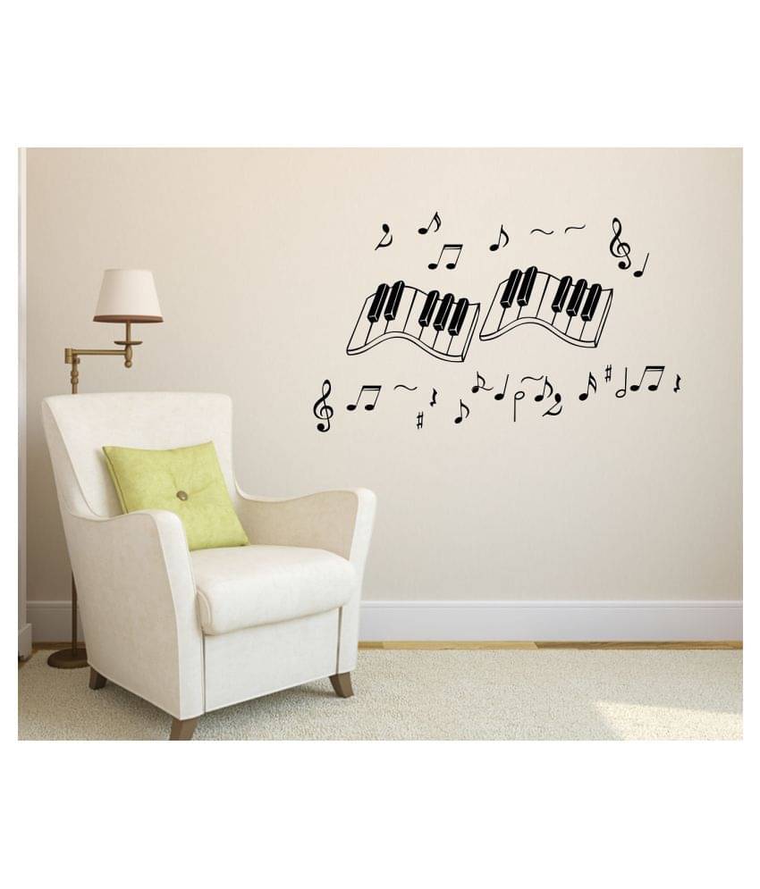    			Wallzone Music Sticker ( 70 x 120 cms )