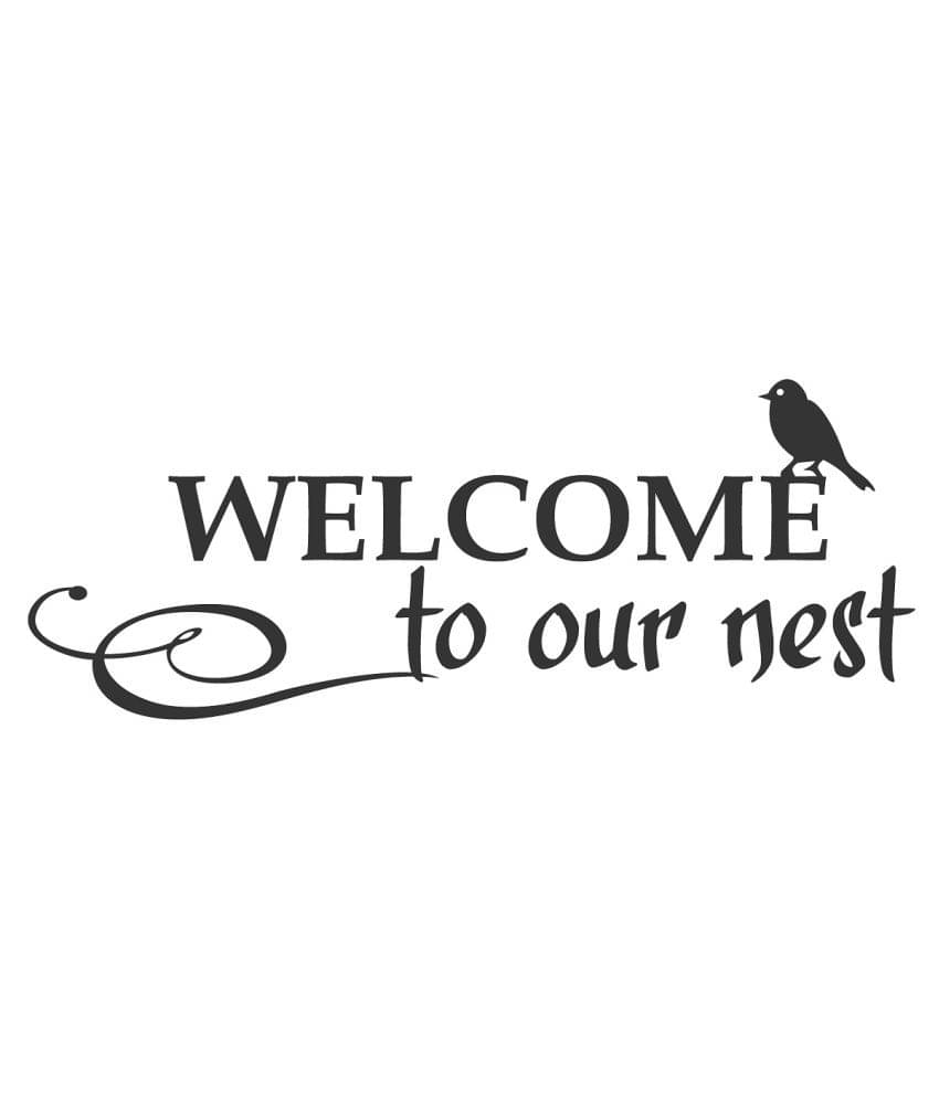    			Wallzone Nest Sticker ( 30 x 80 cms )