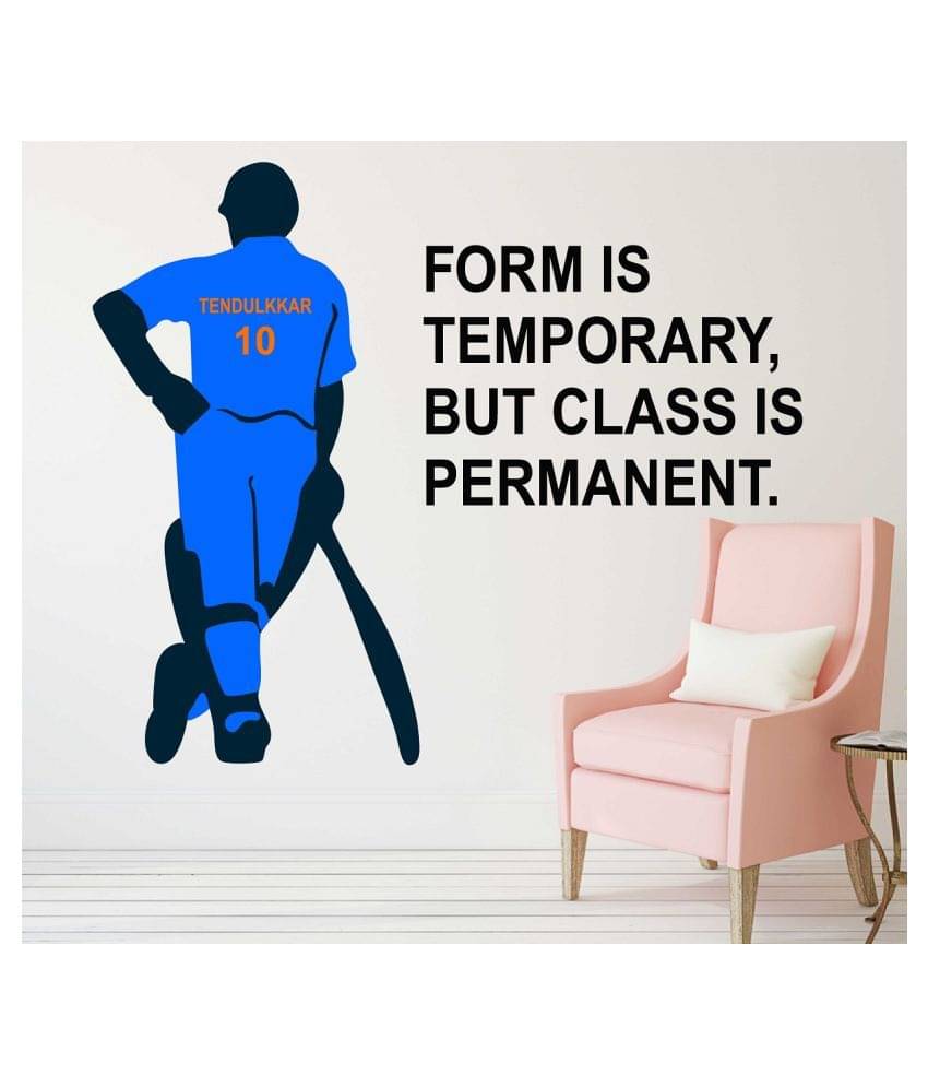 Wallzone Sachin Tendulkar Sticker ( 80 x 70 cms ) Wallzone Sachin Tendulkar Sticker ( 80 x 70 cms )