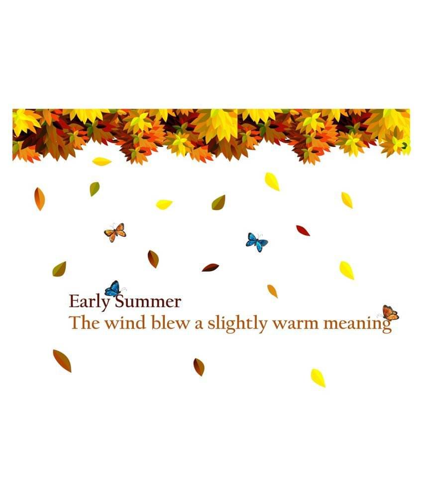 Wallzone Summer Sticker ( 150 x 100 cms ) Wallzone Summer Sticker ( 150 x 100 cms )
