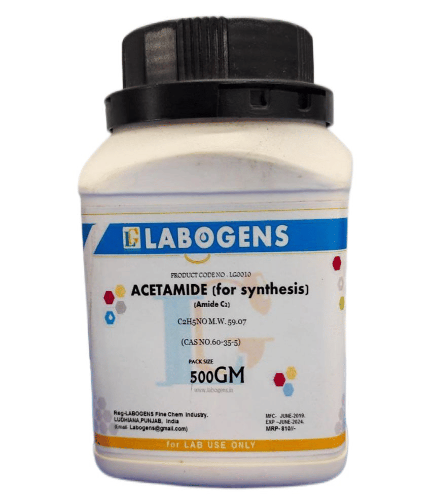     			LABOGENS ACETAMIDE (for synthesis) (Amide C2) 500GM