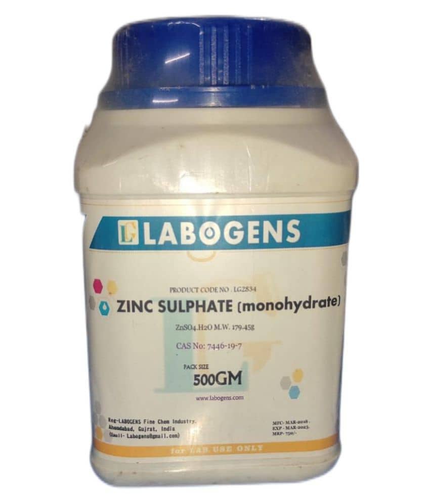LABOGENS ZINC SUL-PHATE mono-hydrate 500GM