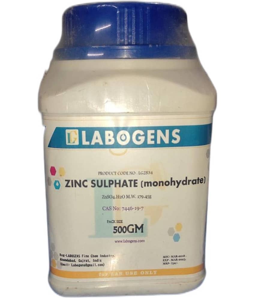 LABOGENS ZINC SUL-PHATE mono-hydrate 500GM - Stationery | Buy online on ZillyBuy