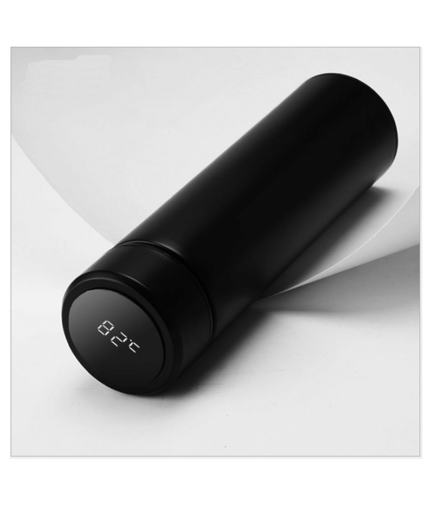 OULISE Smart LED Active Temperature Display Water Bottle Black 500 mL Stainless Steel Water Bottle set of 1 OULISE Smart LED Active Temperature Display Water Bottle Black 500 mL Stainless Steel Water Bottle set of 1