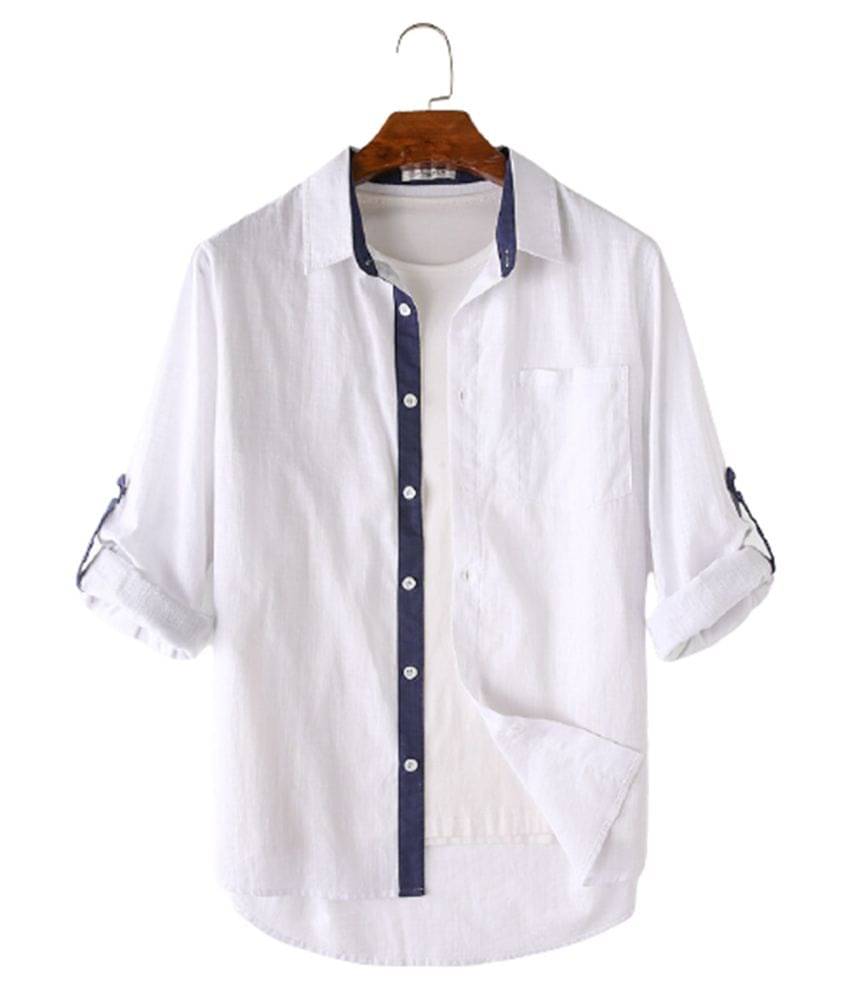     			Vida Loca 100 Percent Cotton White Shirt