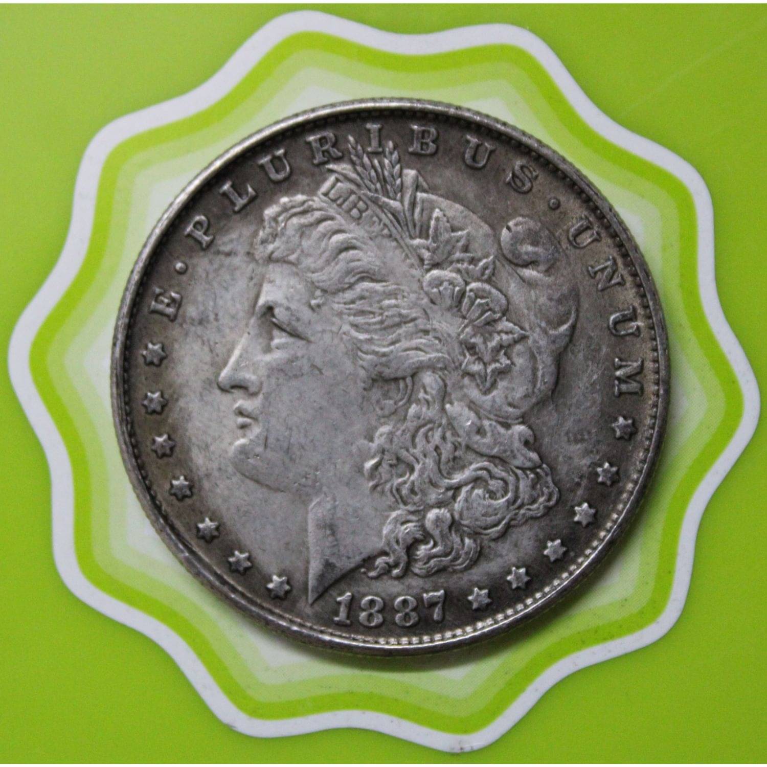     			1 Dollar 1887 - "Morgan Dollar" United States of America Extremely Rare coin