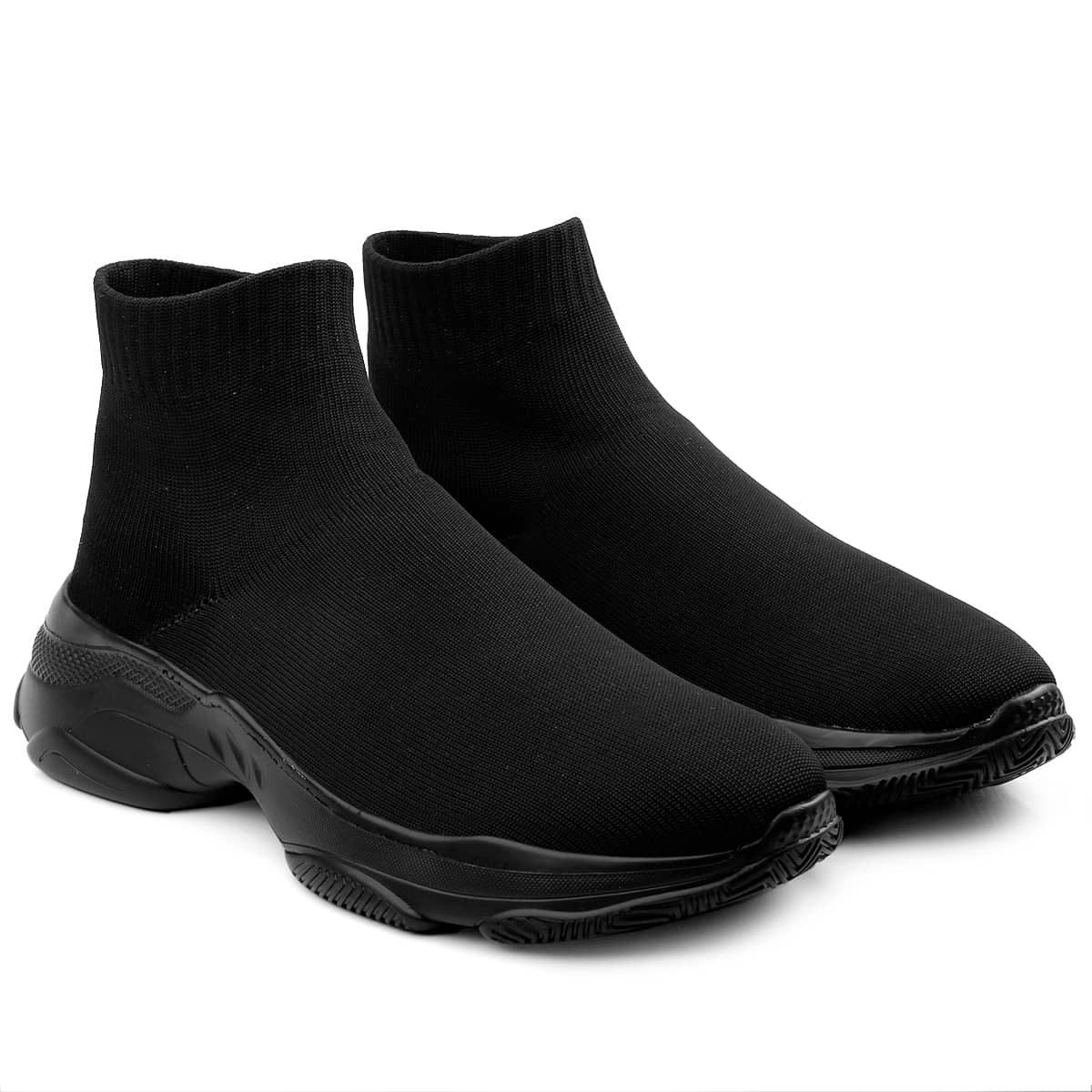 BXXY Long Socks Shoes Black Running Shoes - Sports Shoes | Buy online on ZillyBuy
