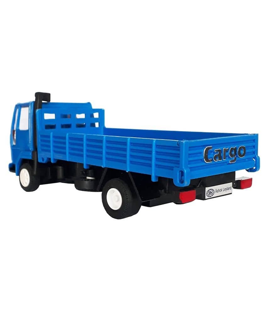 Centy 2pcs AL Cargo Truck Plastic Toy with Rubber Tyre, Pull Back