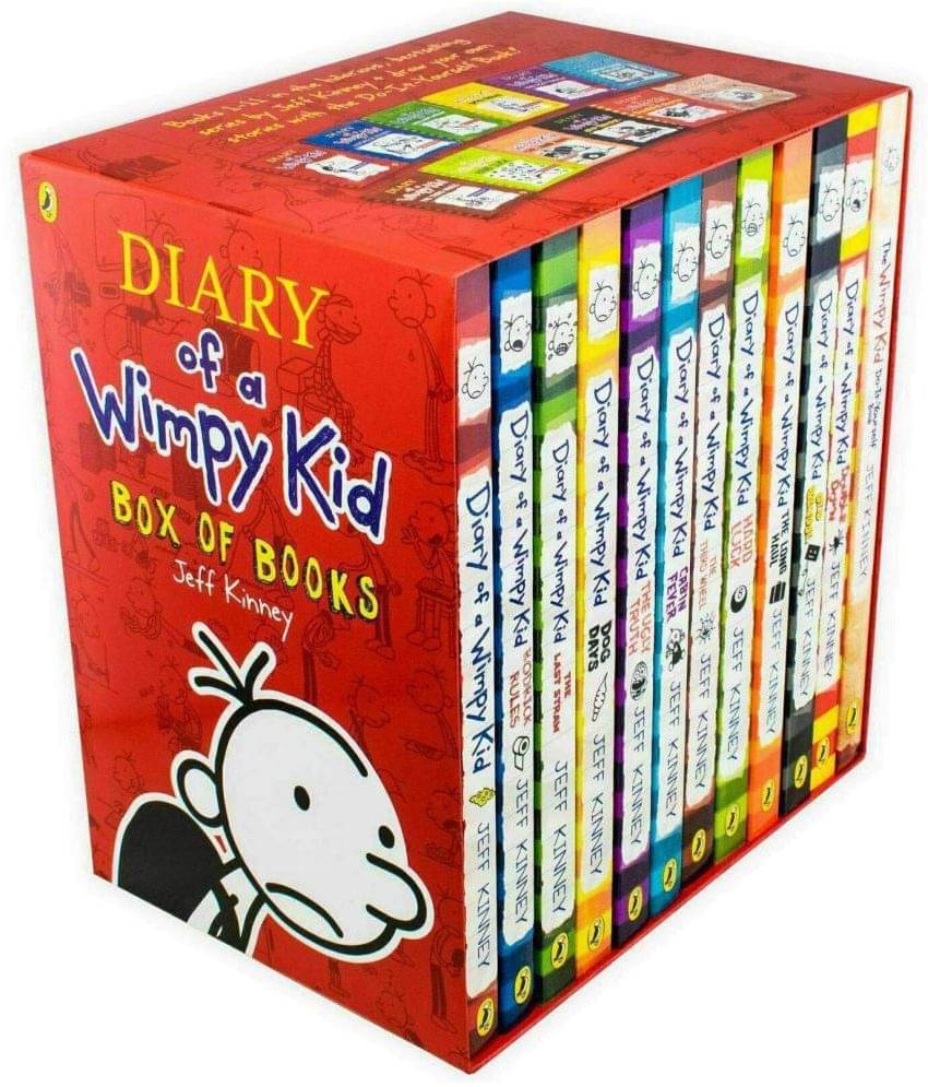 Diary Of A Wimpy Kid Series Collection 12 Books Set (Paperback, Jeff) Diary Of A Wimpy Kid Series Collection 12 Books Set (Paperback, Jeff)