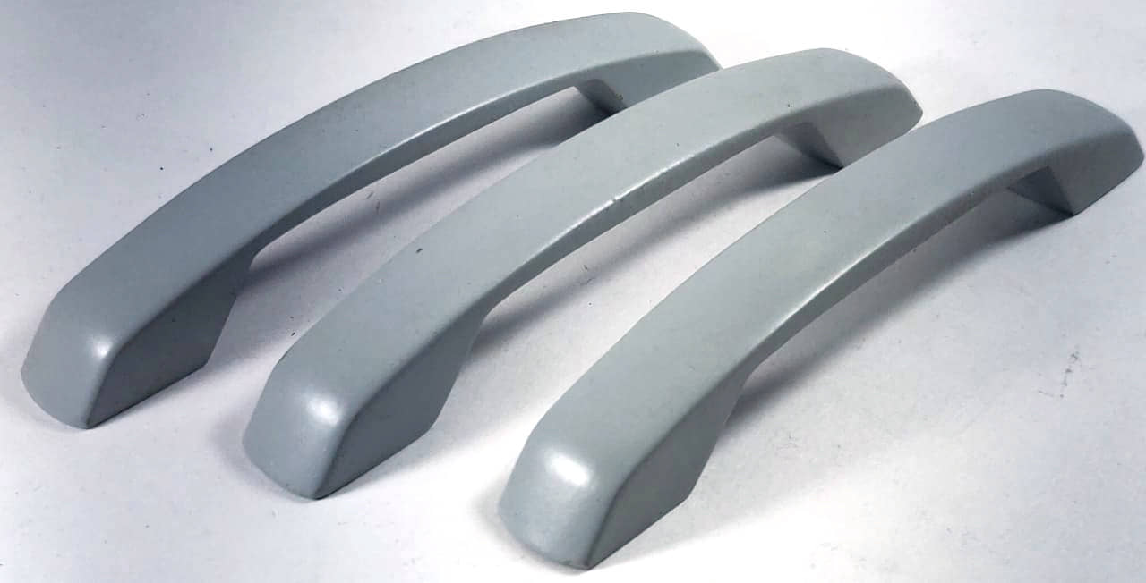 Home Decor Aluminum Grey (Powder coated) P Size: 150 mm Wardrobe/Drawer/Cabinet Pull Handle (Set of 3)