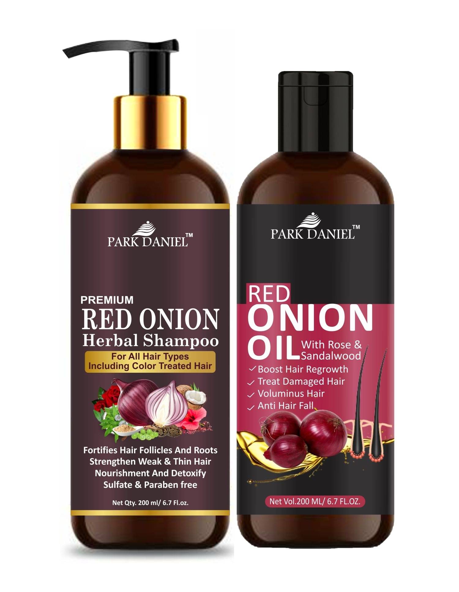     			Park Daniel - Hair Growth Onion Oil 200 ml ( Pack of 2 )