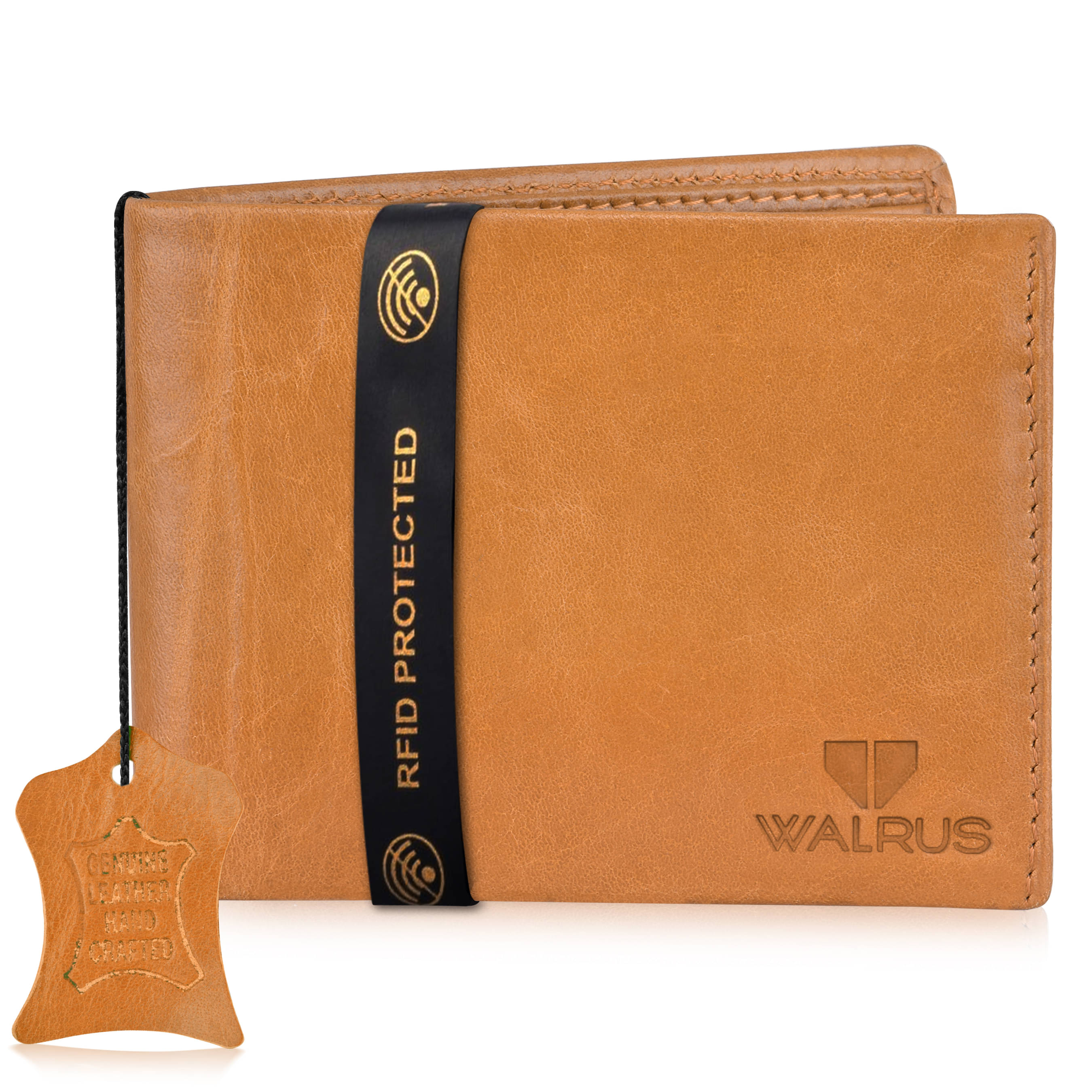     			Walrus Leather Beige Casual Regular Wallet