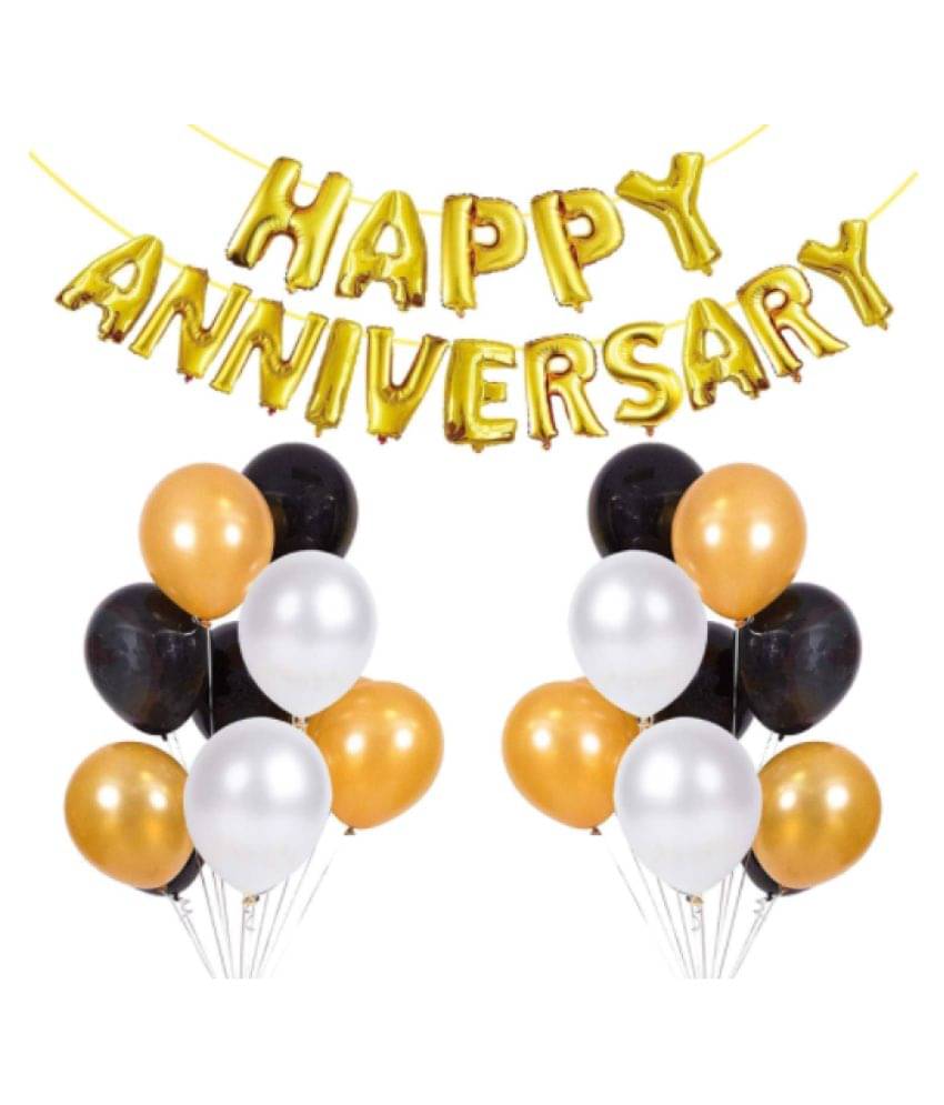     			Blooms Mall Happy Anniversary kit of 76 Pcs combo