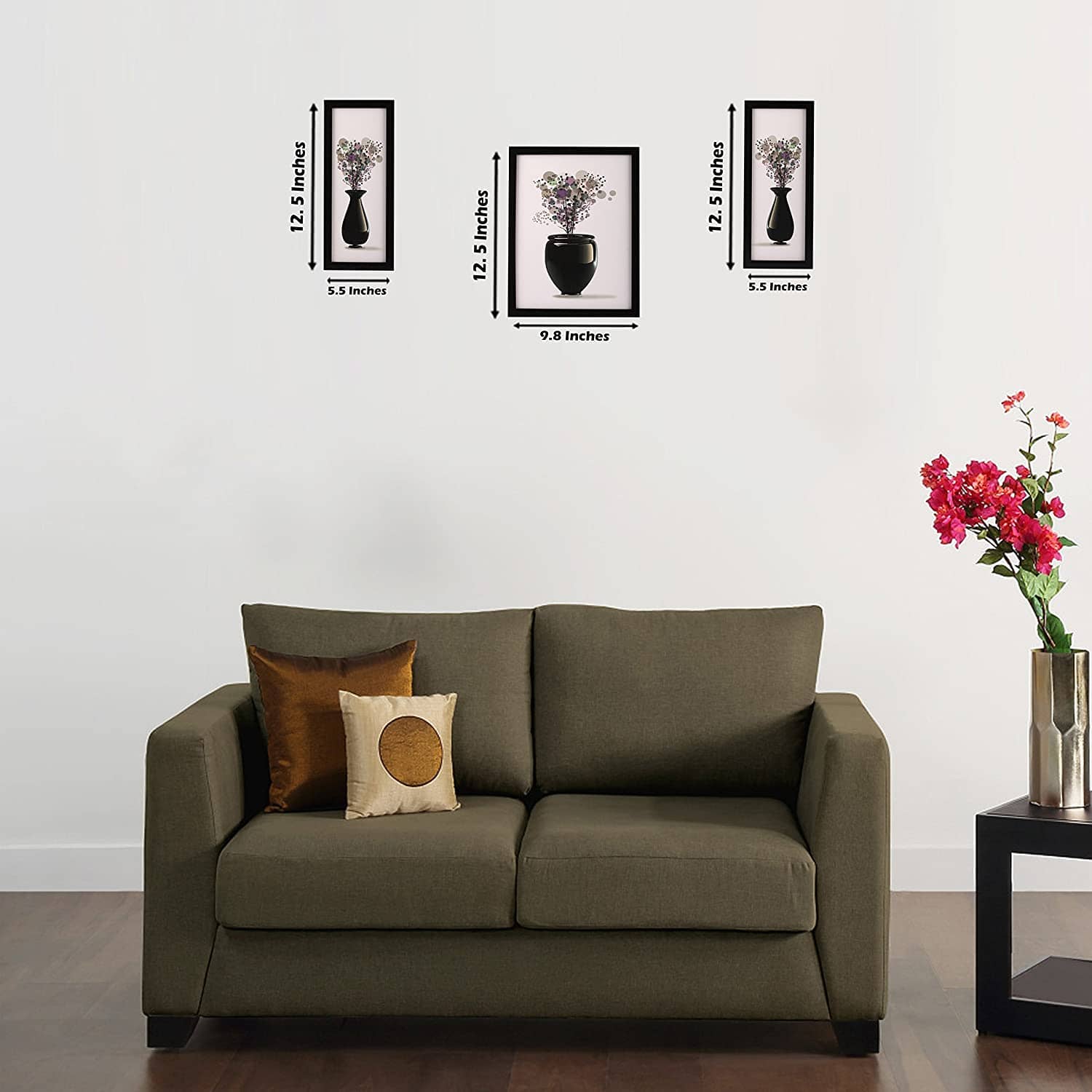 Indianara - Floral Painting With Frame