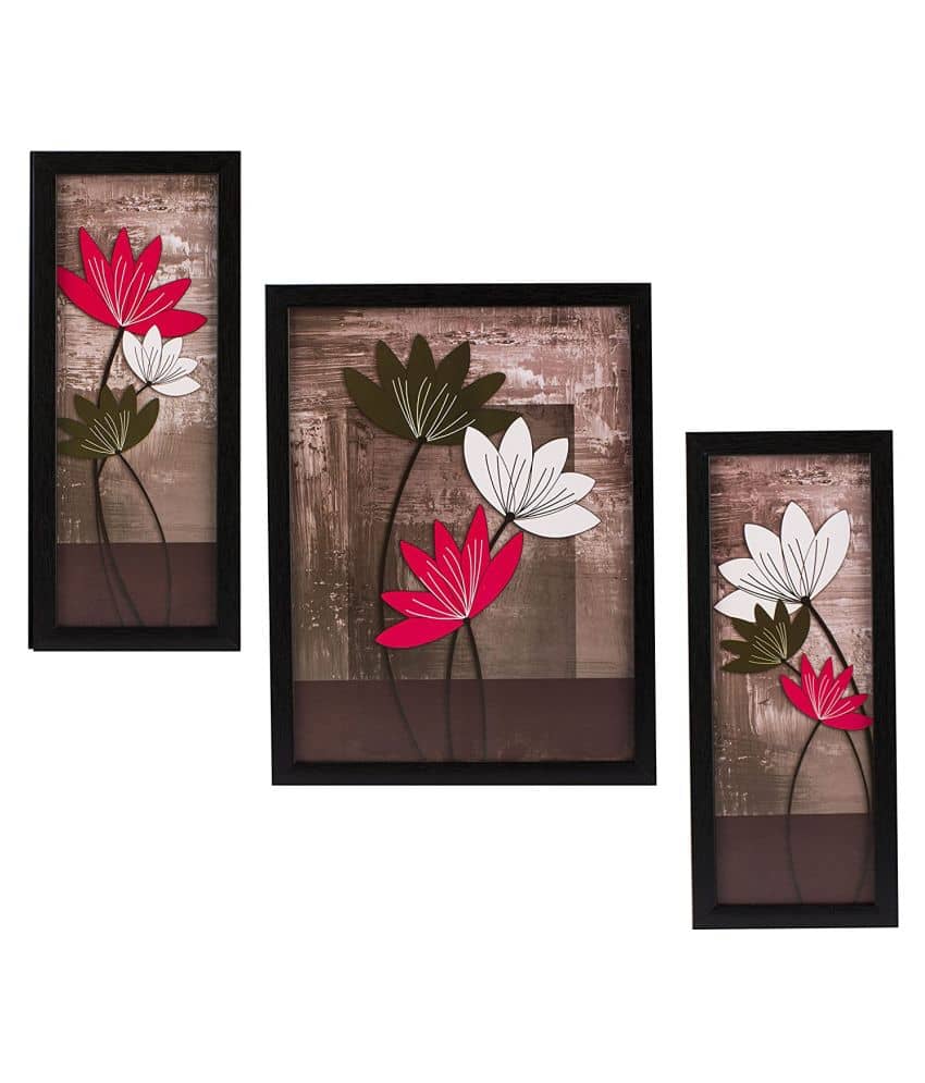 Indianara - Floral Painting With Frame