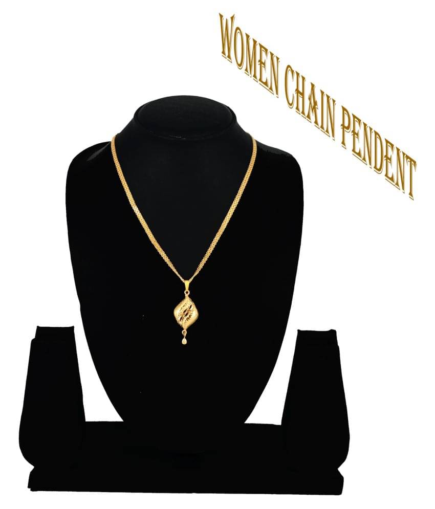 shankhraj mall Golden Pendant set ( Pack of 1 ) shankhraj mall Golden Pendant set ( Pack of 1 )