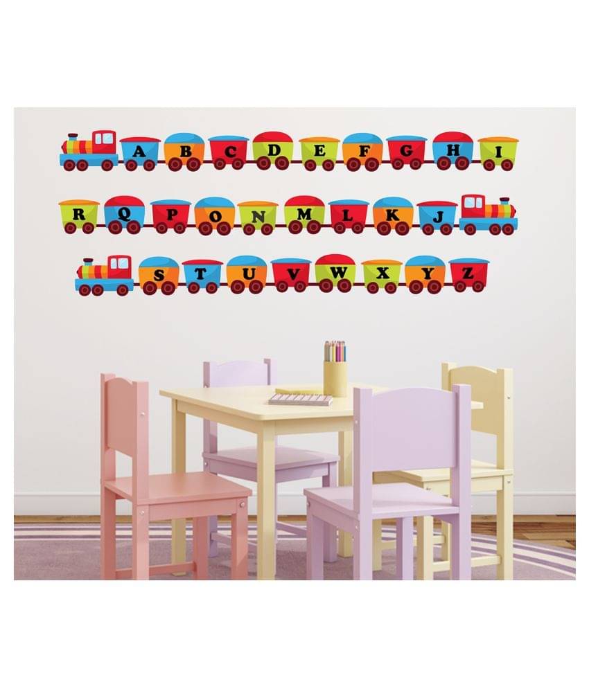     			Wallzone Alphabets Sticker ( 70 x 75 cms )